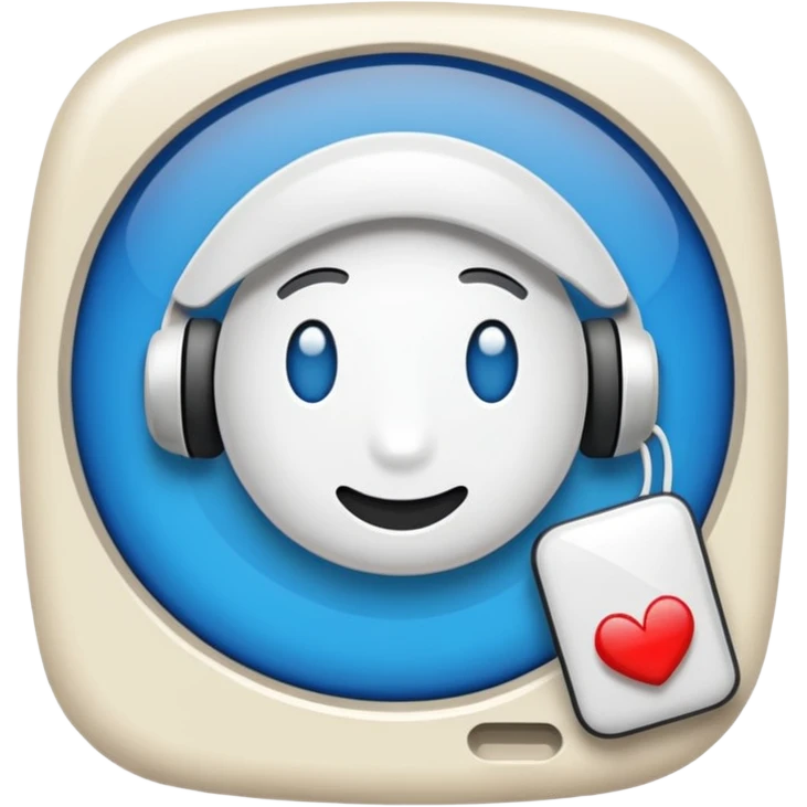 Dokunmatik telefon beyaz ekran emoji