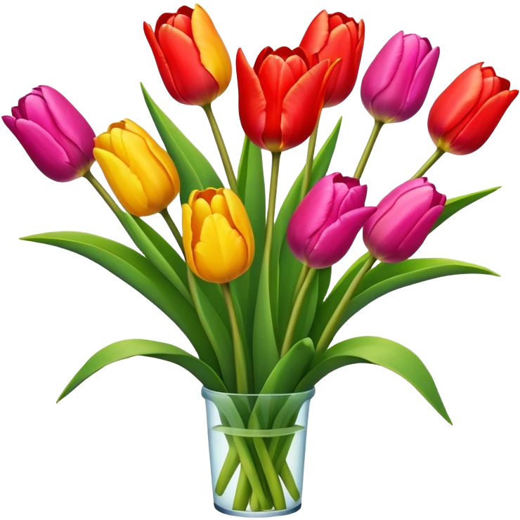 bunch of tulips emoji