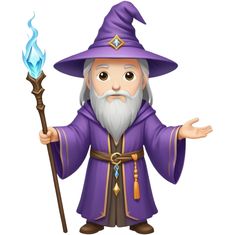 Wizard casting spells emoji