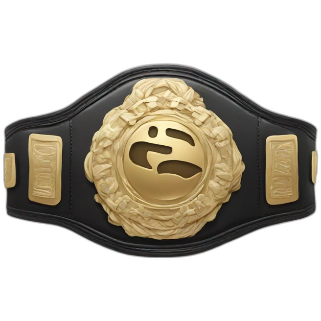 championship belt emoji