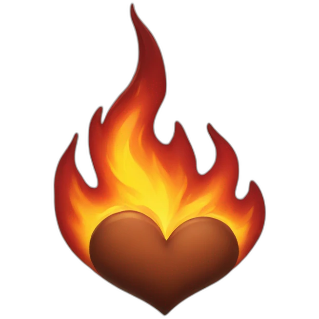 Fire heart  emoji