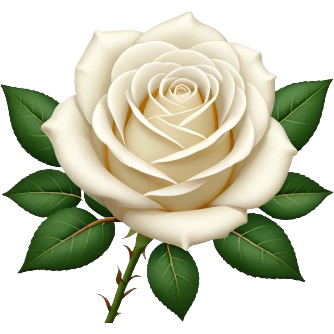 white roses only emoji