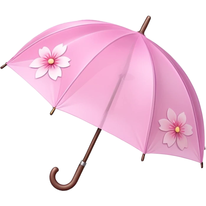 A cute Sakura umbrella emoji