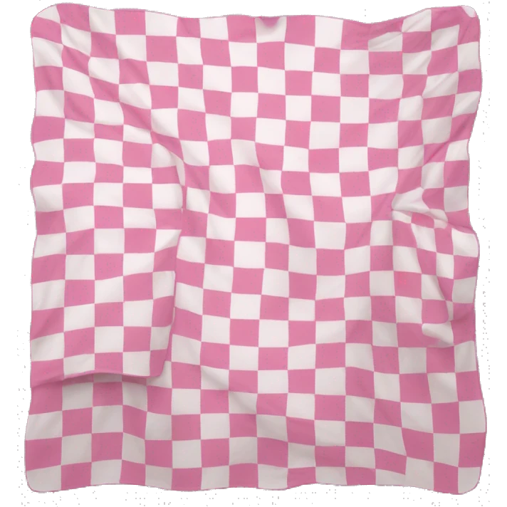 Pink and White blanket emoji