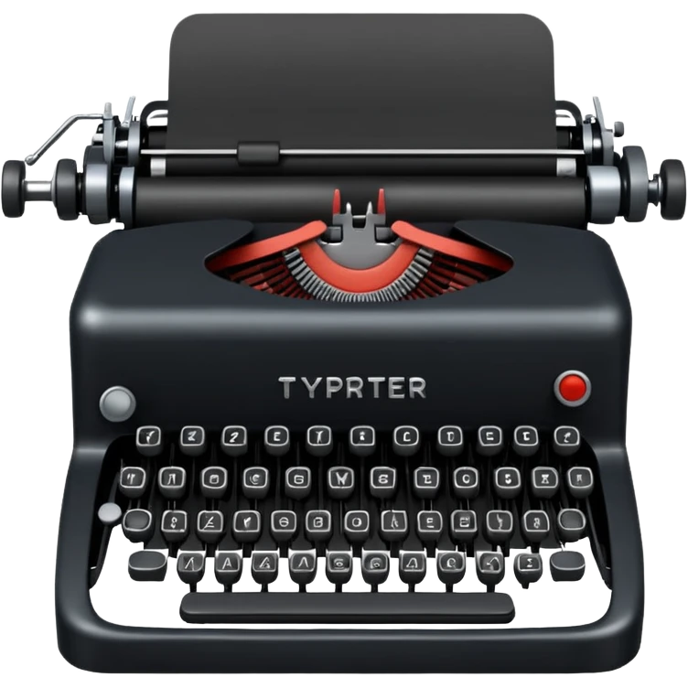 Typewriter emoji