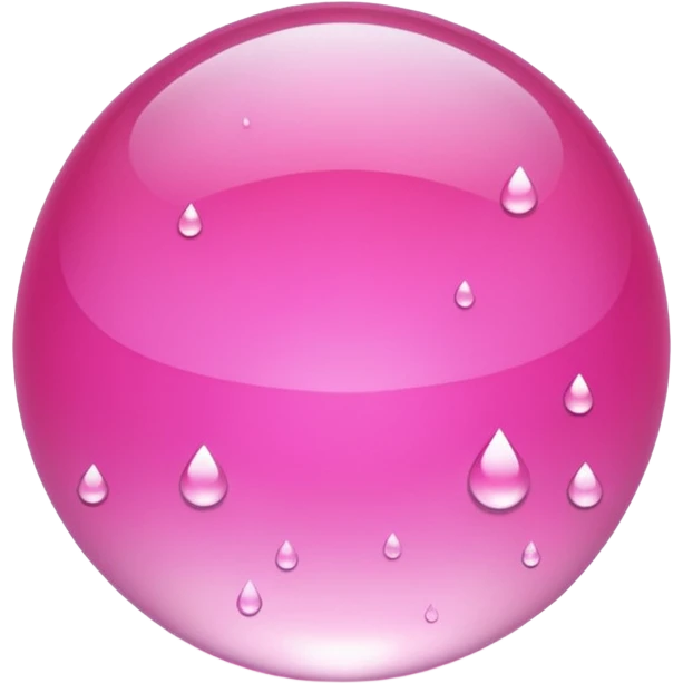 pink drops emoji
