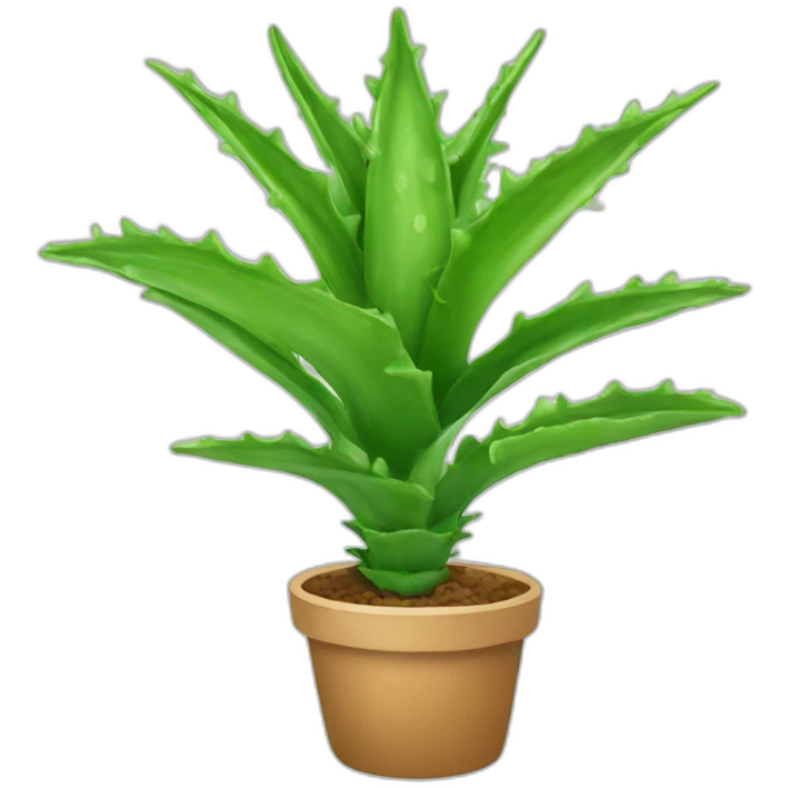 an aloe vera plant emoji
