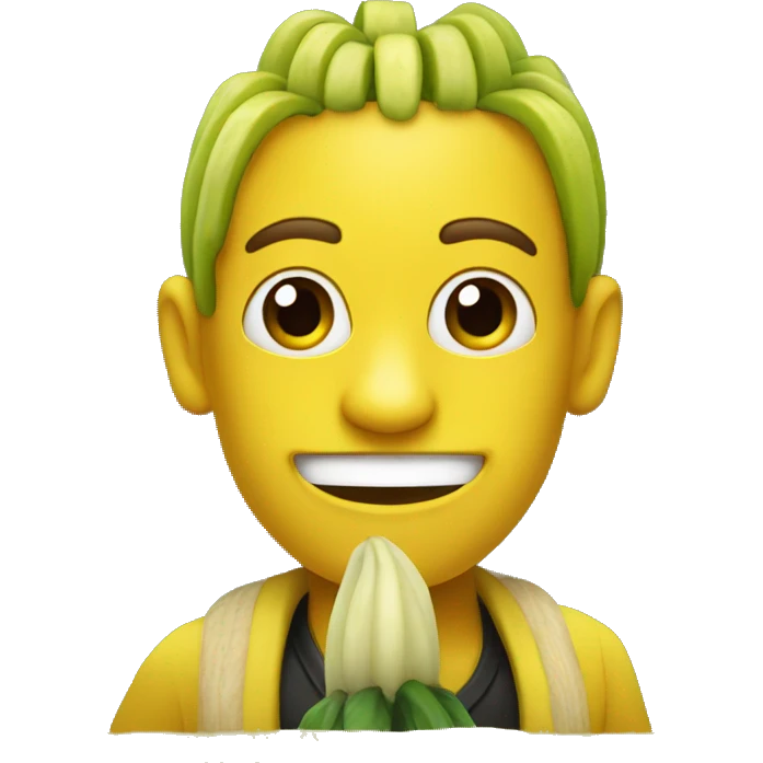 A Jamaican banana emoji