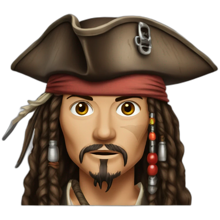 Johnny Depp Jack Sparrow emoji