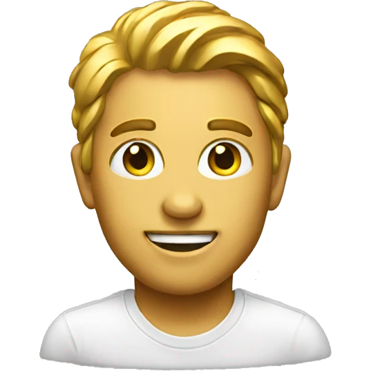 Gold pin emoji