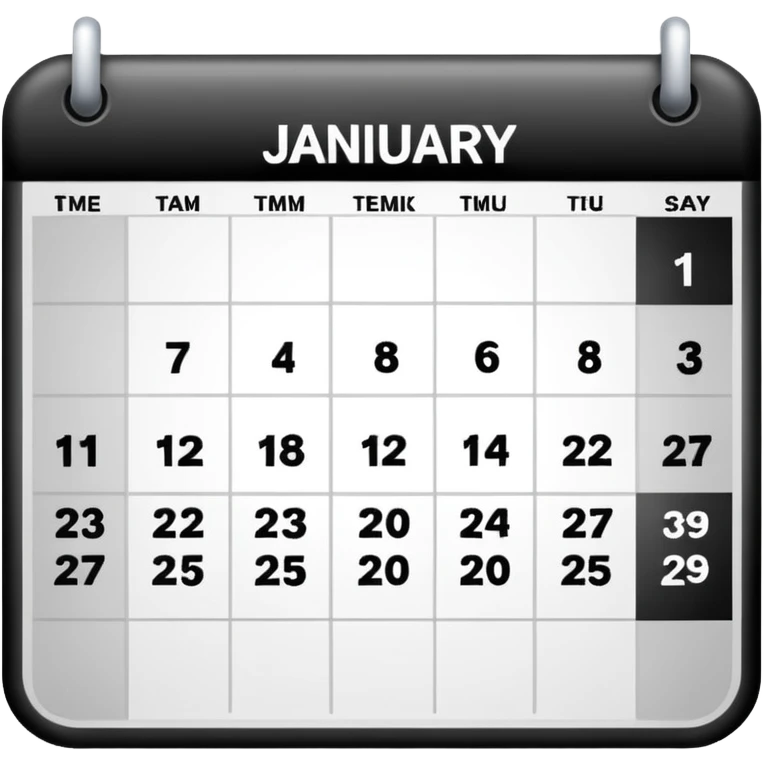 January emoji