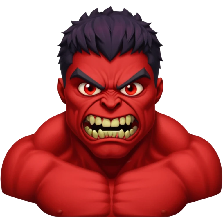 hulk vermelho vampiro emoji