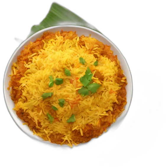 Biryani plate emoji