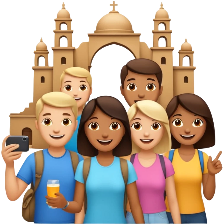 관광객 증가 emoji