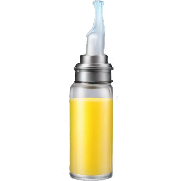 vape with yellow juice  emoji