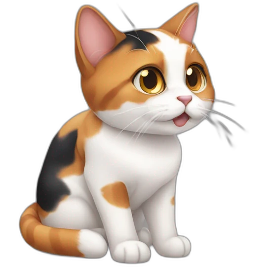 calico cat emoji