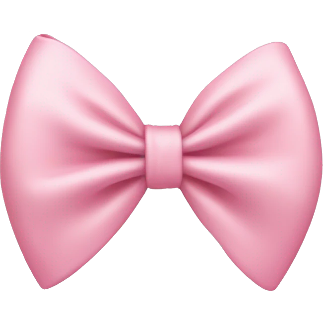 Light pink bow emoji