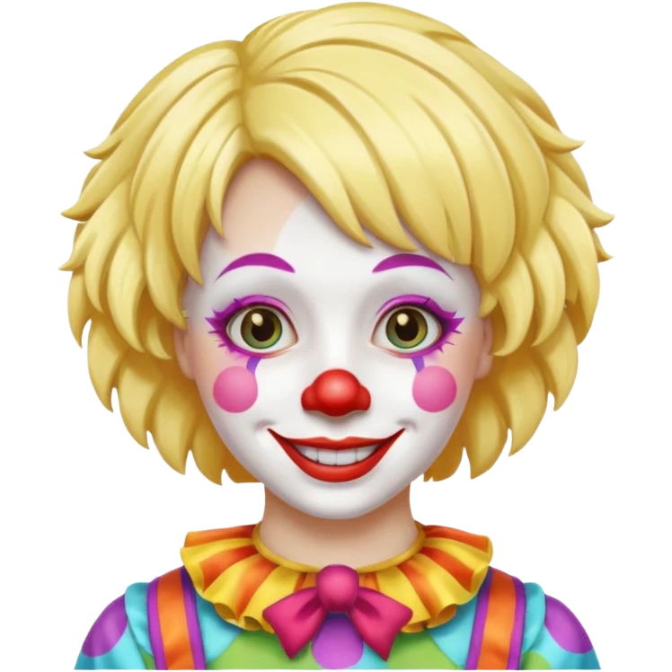 blonde clown emoji