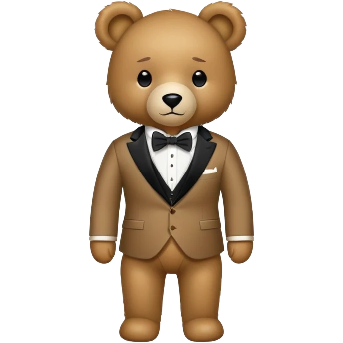 Ralph Lauren Polo Bear teddy bear wearing a suit and bowtie emoji