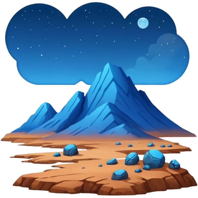 blue mars emoji