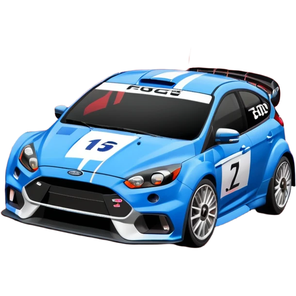 Ford Focus RS WRC best view with some redgrafics emoji