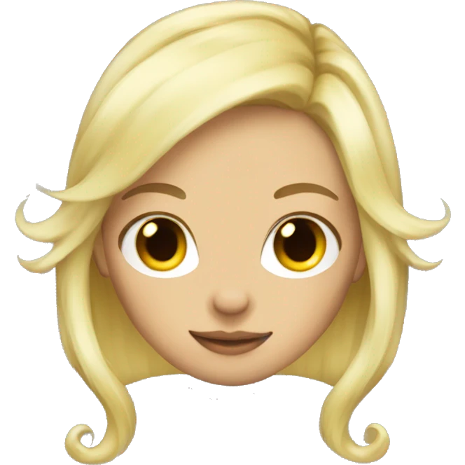 Blonde haired hair with dragon wings emoji