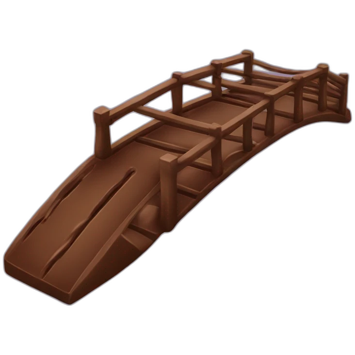 Chocolate bridge  emoji