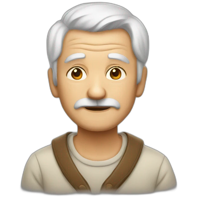 old man kind emoji
