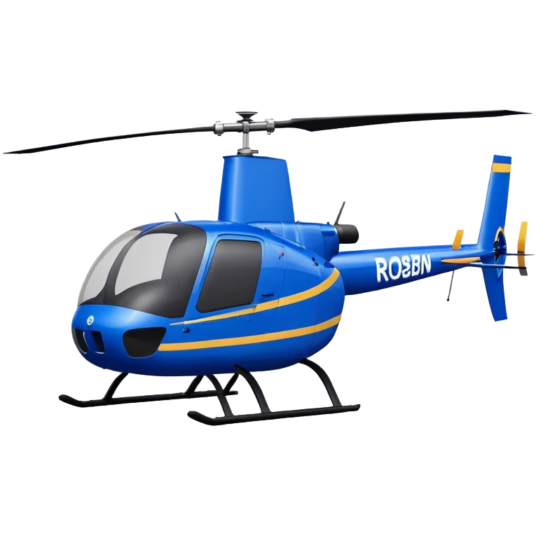 Robinson R44 - Robinson Helicopter Company (Model Year: 2021) (Iconic colour: Blue) emoji