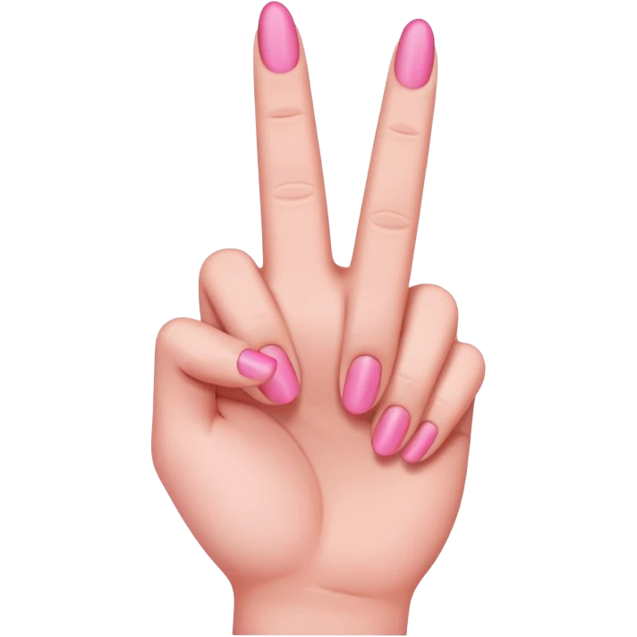 Pink middle finger  emoji