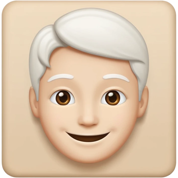 A white wall and face has this emoji :) emoji