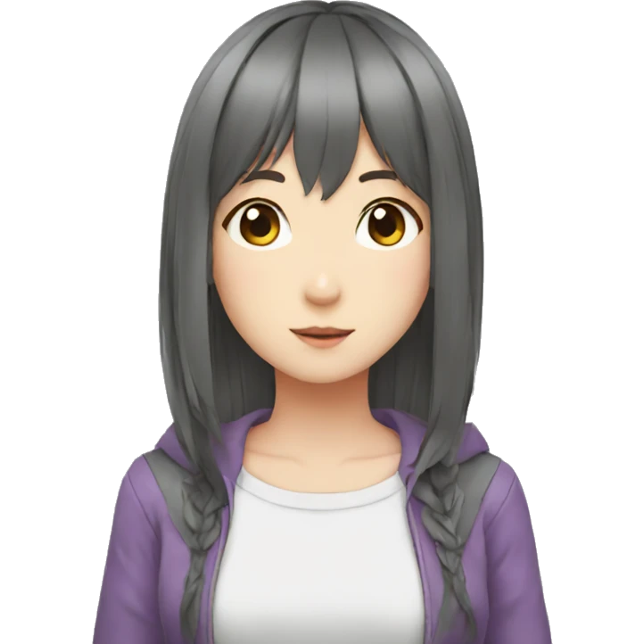 Anime girl emoji