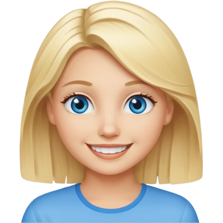 Blonde girl emoji