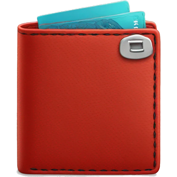 red wallet emoji