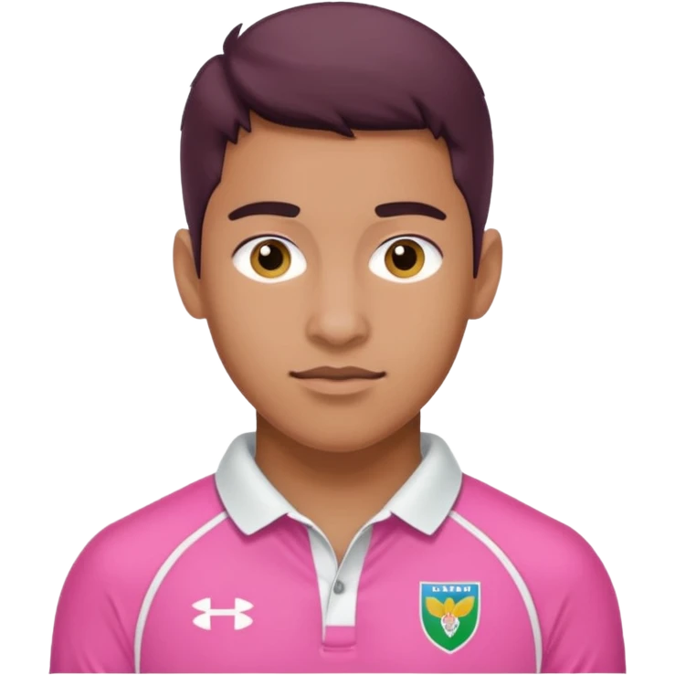 Rugby Fashion pink emoji