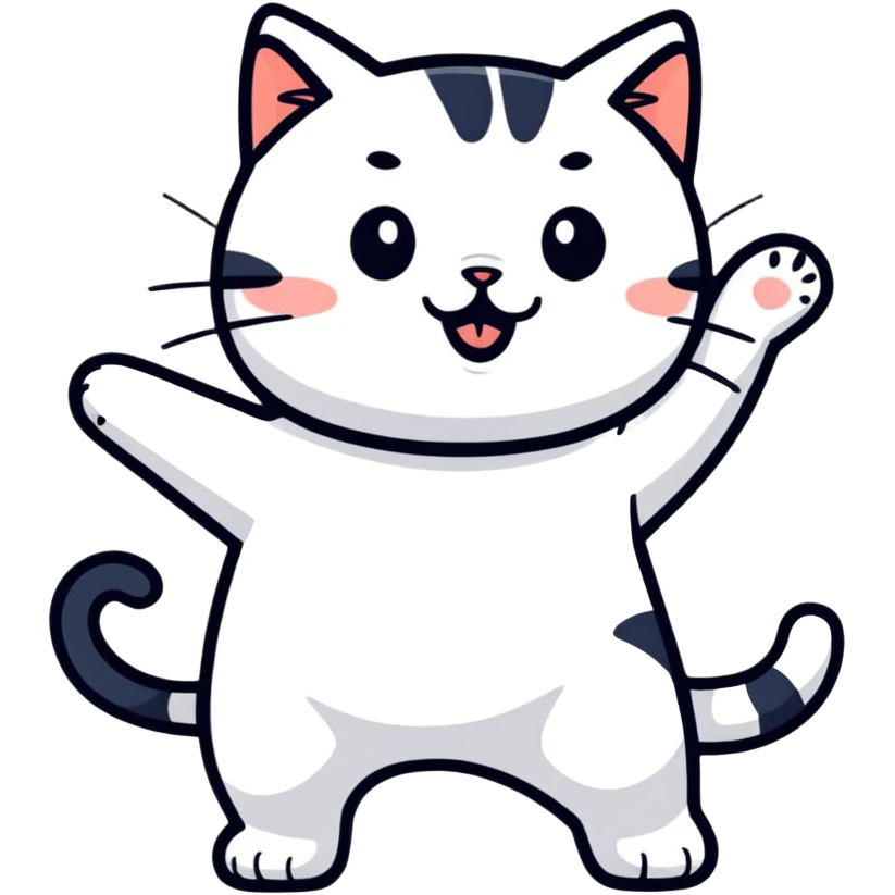 dancing cat emoji