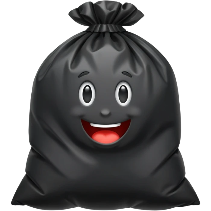 garbage bag emoji