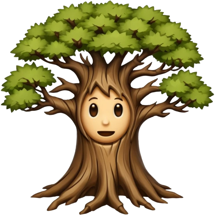 Hanging tree emoji