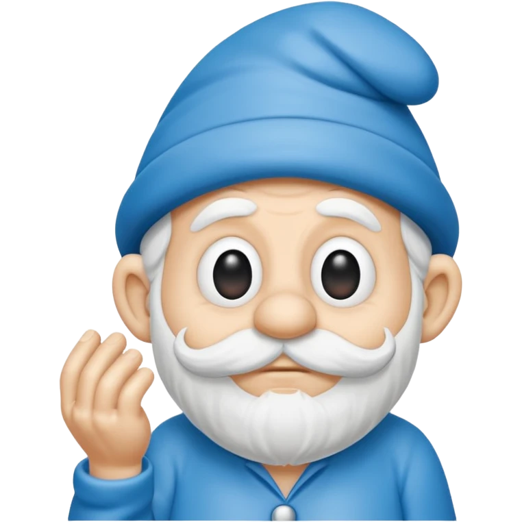 grandfather smurf  emoji