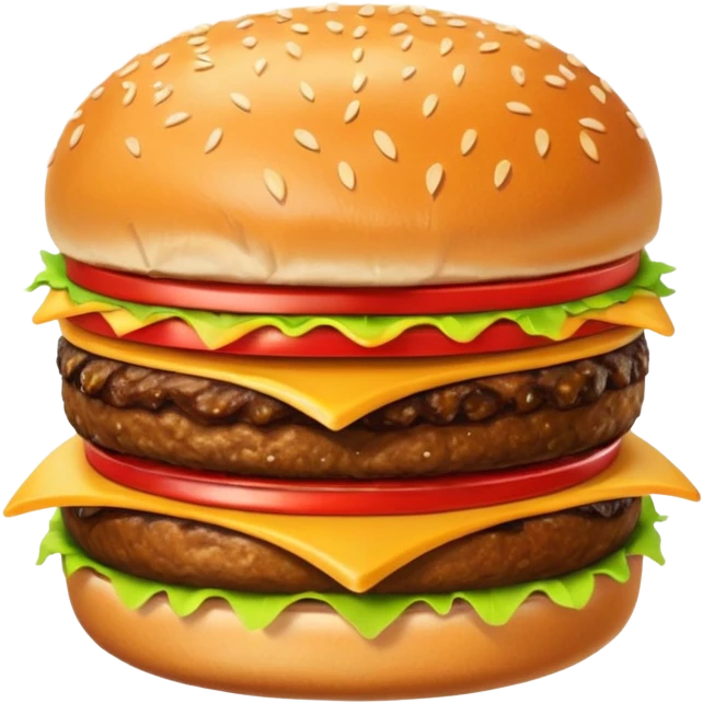 Burger with fries emoji