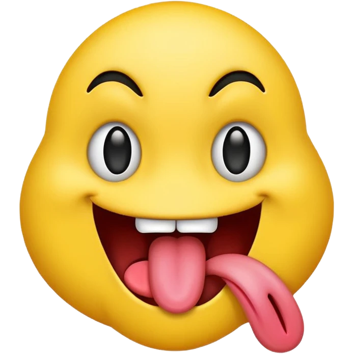 freaky emoji tongue out  emoji