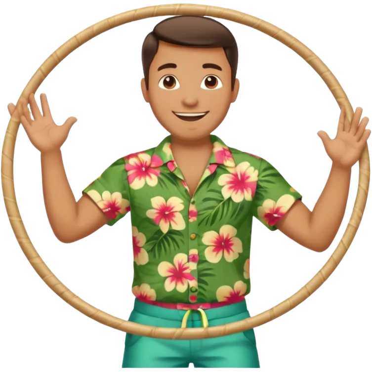 man Hula hoopin emoji