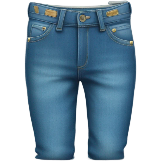 Blue jeans with thought bubble  emoji