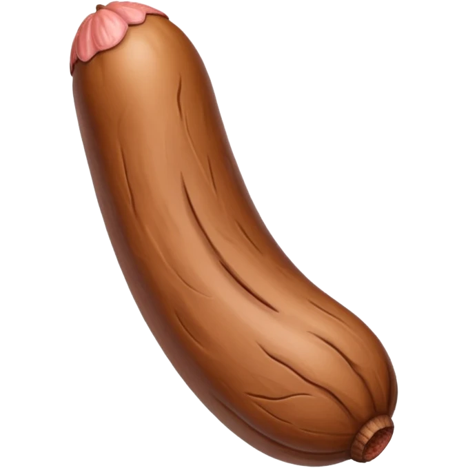 Brown Veiny penis emoji