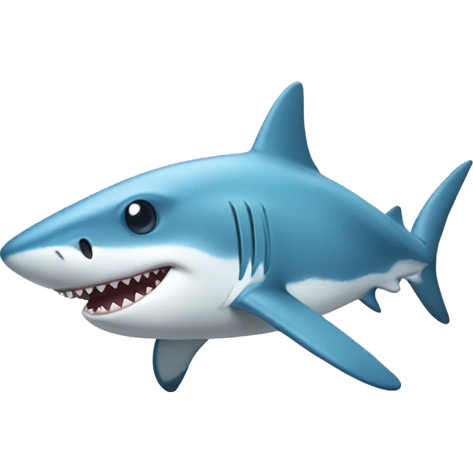 pastel blue shark emoji