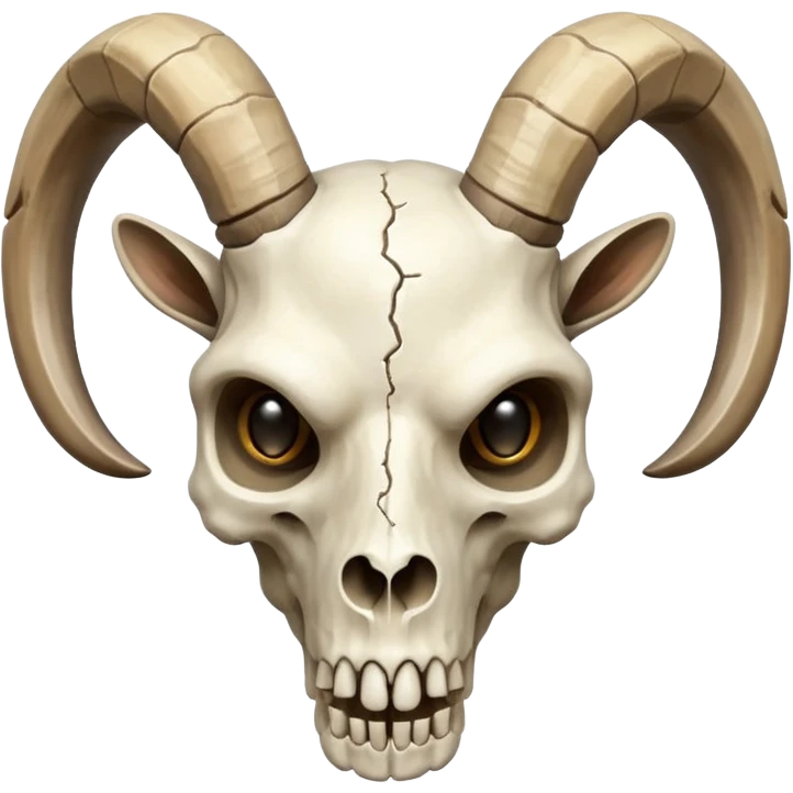 goat skull emoji