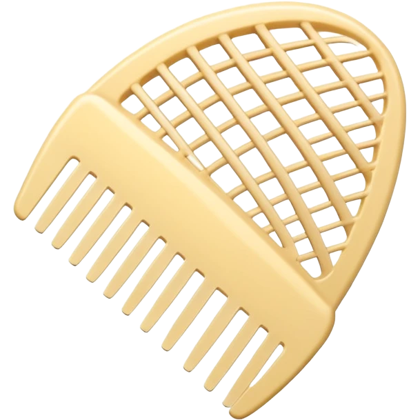 Cream comb emoji