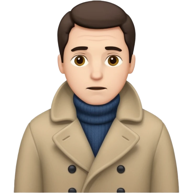 man feeling cold emoji