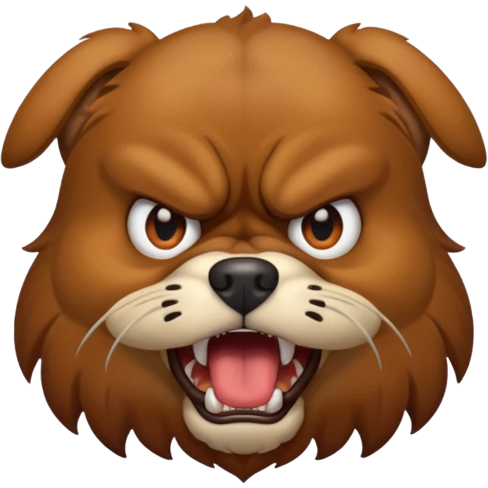 Dog mad emoji