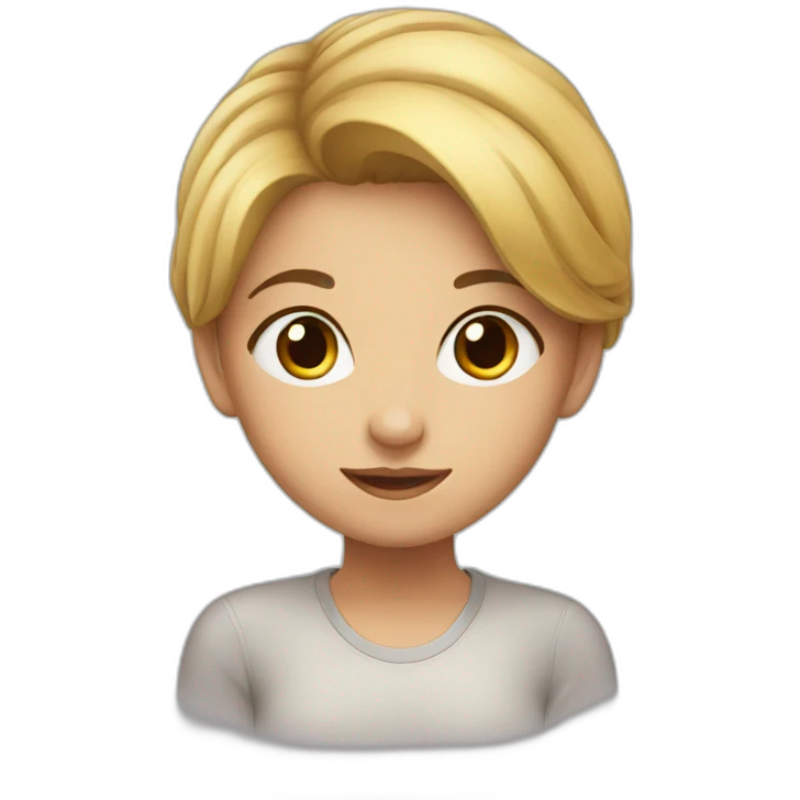 Cute girl emoji